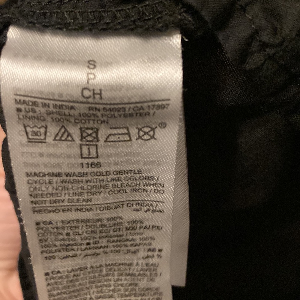 Old Navy Black Midi Dress with Ruffle Details - Picture 8 of 8